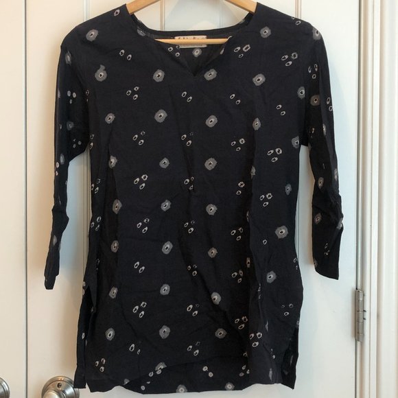 Indian Hand-dyed Cotton Tunic - Picture 1 of 4